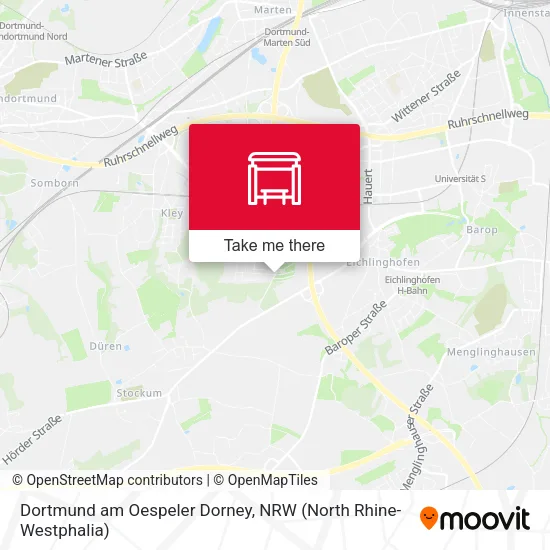 Карта Dortmund am Oespeler Dorney