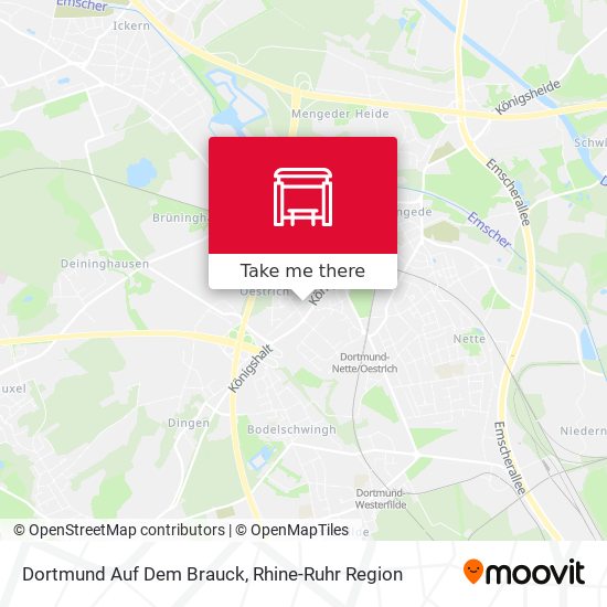 Dortmund Auf Dem Brauck map