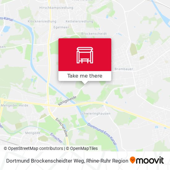 Dortmund Brockenscheidter Weg map