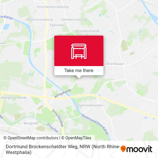 Dortmund Brockenscheidter Weg map