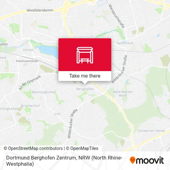Карта Dortmund Berghofen Zentrum