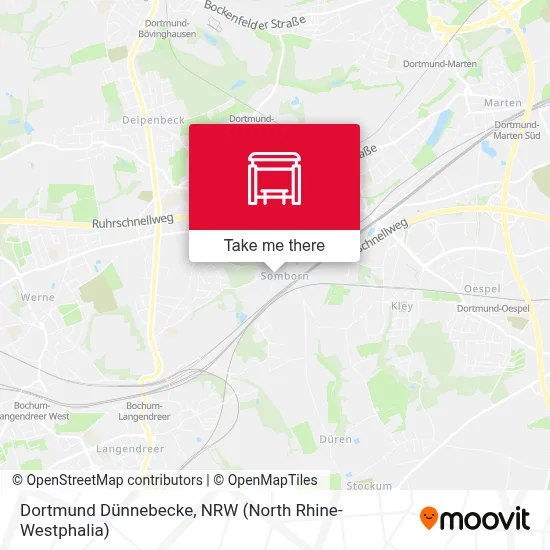 Dortmund Dünnebecke map