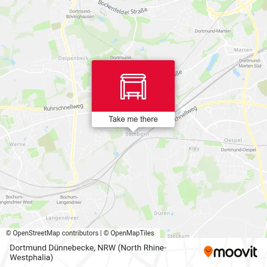 Dortmund Dünnebecke map