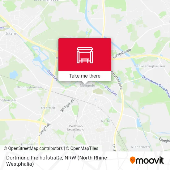 Карта Dortmund Freihofstraße