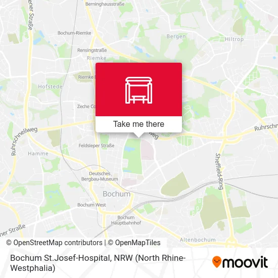 Bochum St.Josef-Hospital map