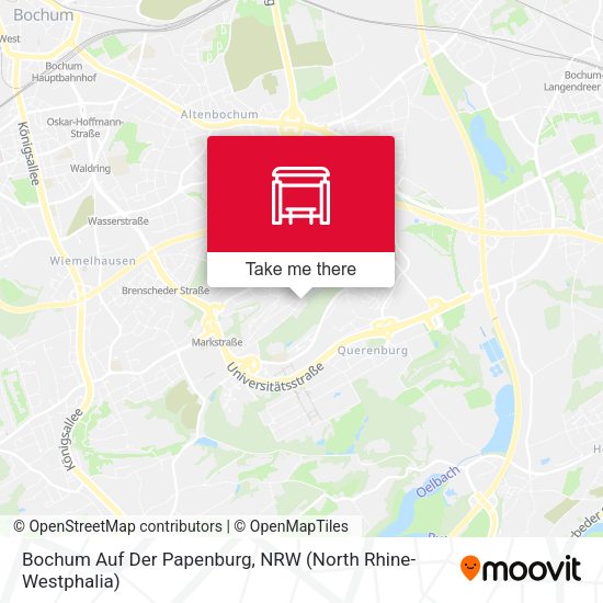 Bochum Auf Der Papenburg map
