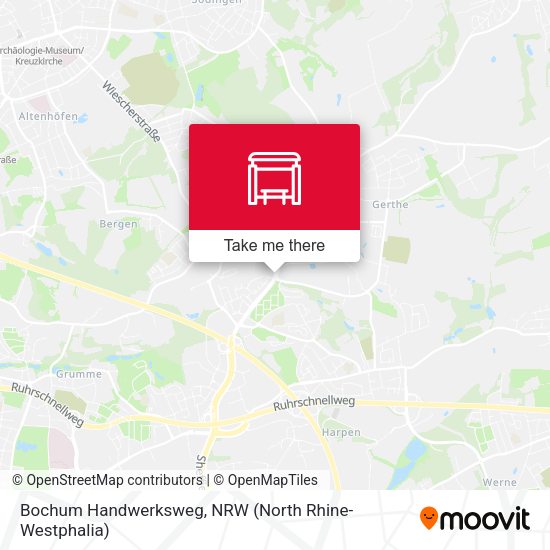 Карта Bochum Handwerksweg