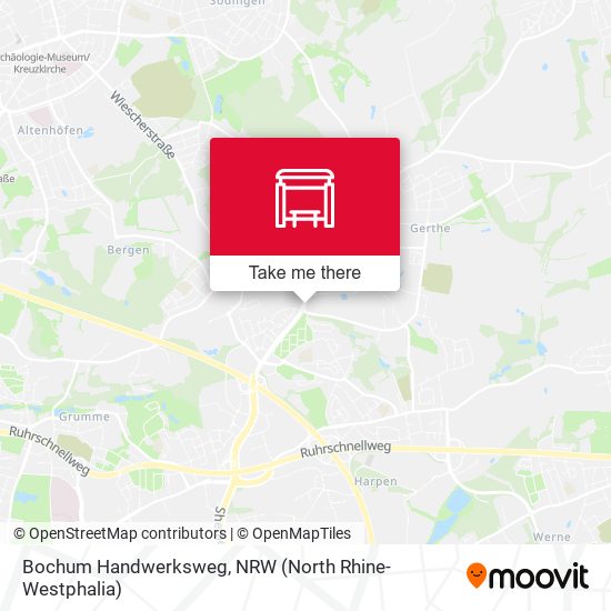 Карта Bochum Handwerksweg