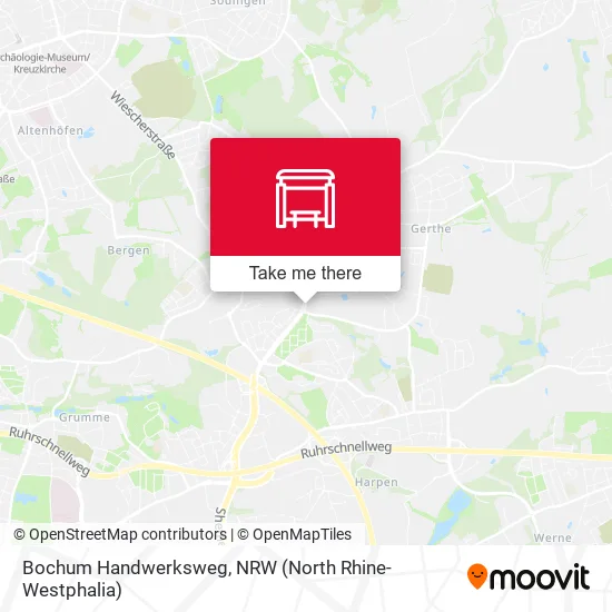 Карта Bochum Handwerksweg