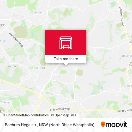 Карта Bochum Hegelstr.