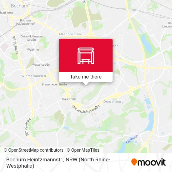 Карта Bochum Heintzmannstr.