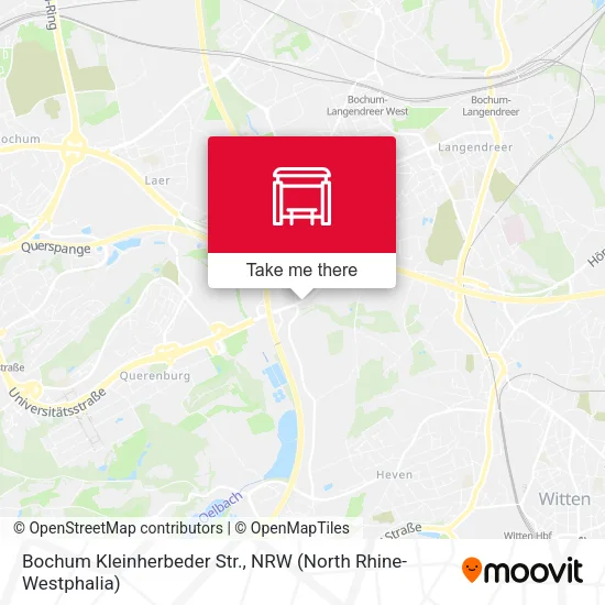Карта Bochum Kleinherbeder Str.