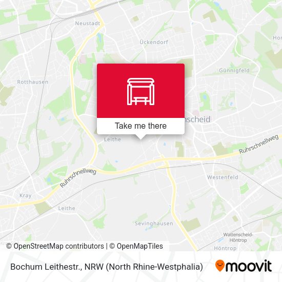 Карта Bochum Leithestr.