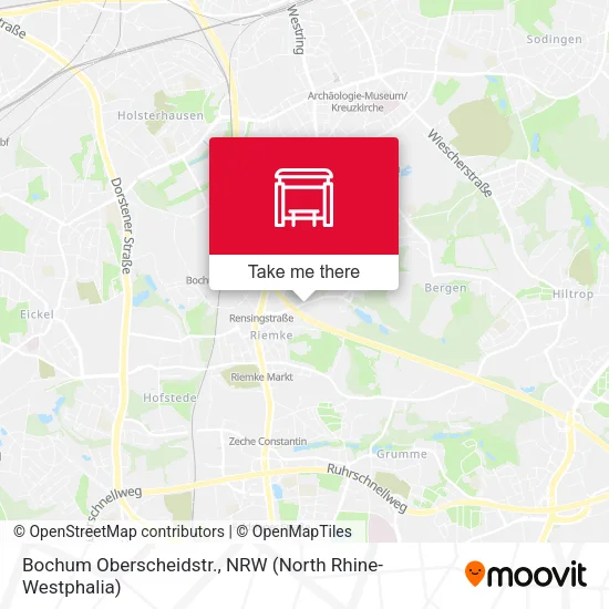 Карта Bochum Oberscheidstr.