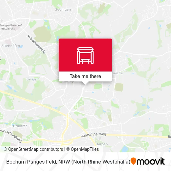 Карта Bochum Punges Feld