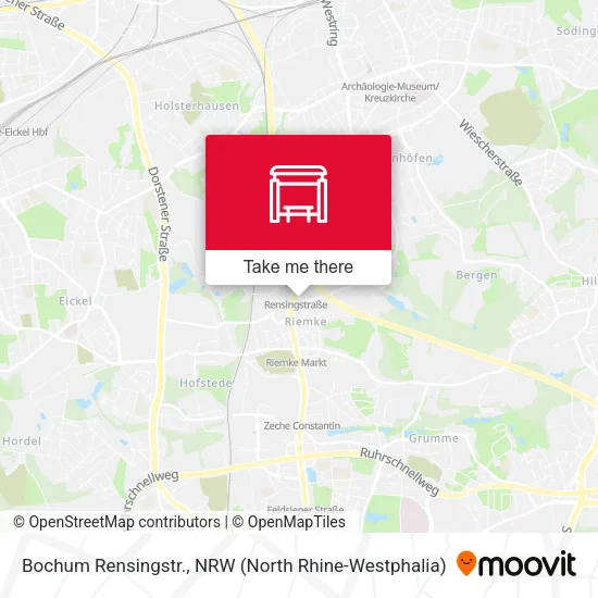 Карта Bochum Rensingstr.