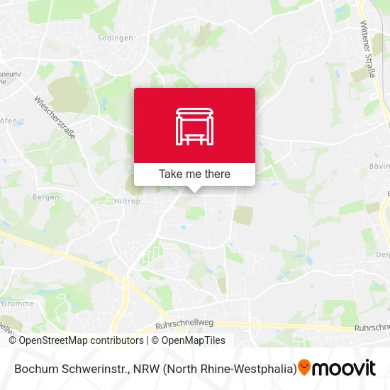 Карта Bochum Schwerinstr.