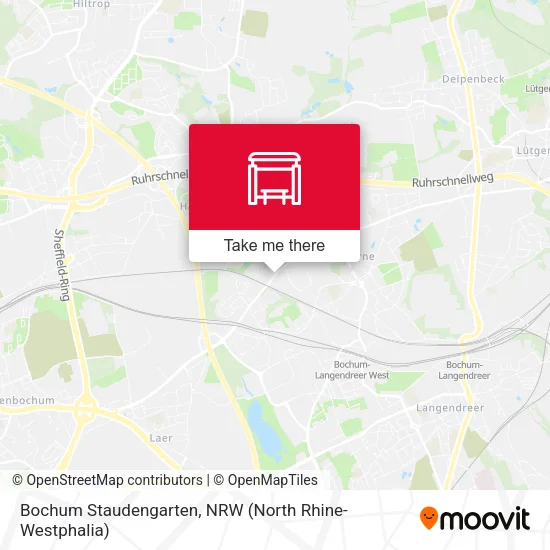 Карта Bochum Staudengarten