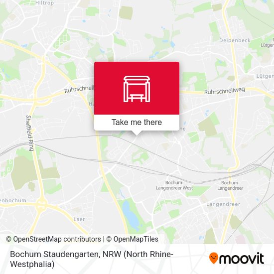 Bochum Staudengarten map