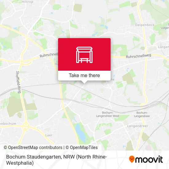 Карта Bochum Staudengarten