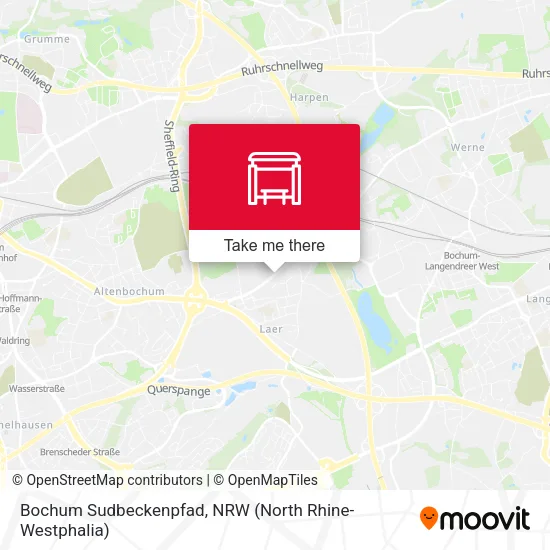 Карта Bochum Sudbeckenpfad