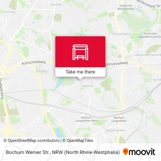 Карта Bochum Werner Str.