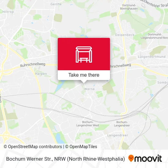 Карта Bochum Werner Str.