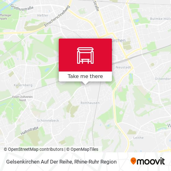 Gelsenkirchen Auf Der Reihe map
