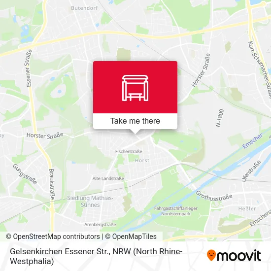 Gelsenkirchen Essener Str. map