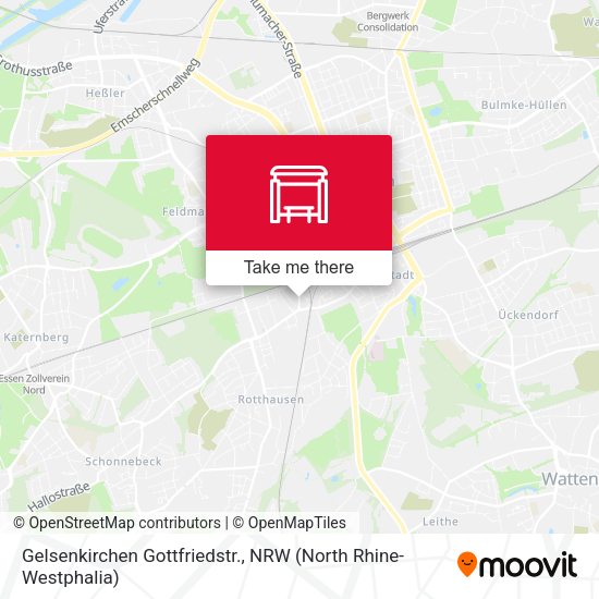 Gelsenkirchen Gottfriedstr. map