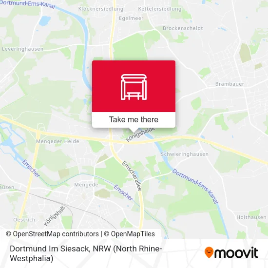 Карта Dortmund Im Siesack