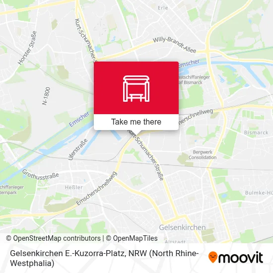 Gelsenkirchen E.-Kuzorra-Platz map