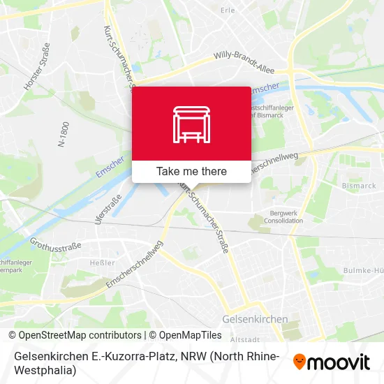 Gelsenkirchen E.-Kuzorra-Platz map