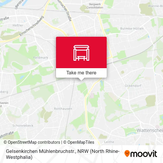 Карта Gelsenkirchen Mühlenbruchstr.