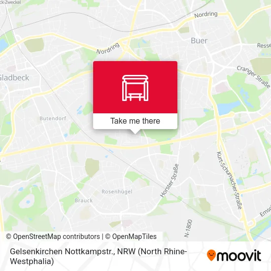 Карта Gelsenkirchen Nottkampstr.