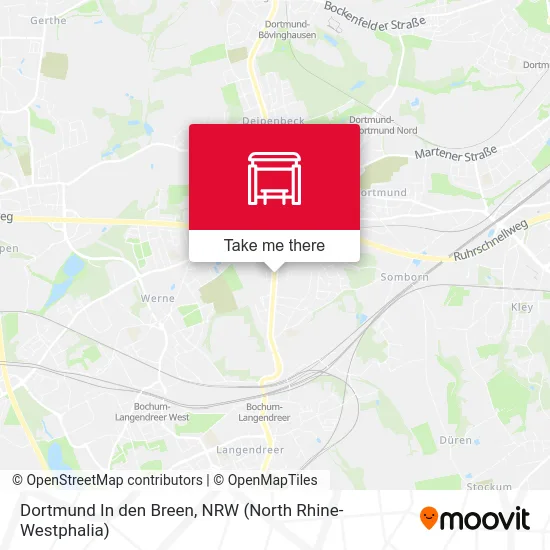Dortmund In den Breen map