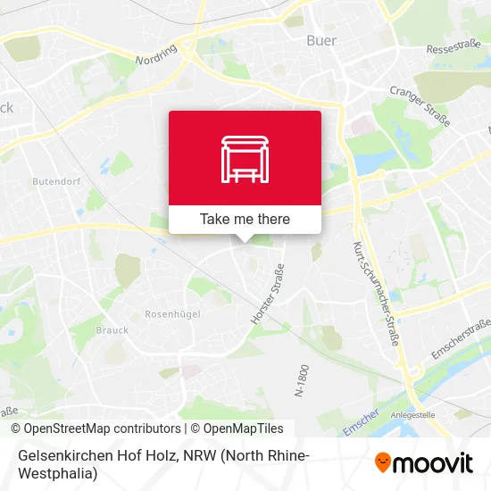 Gelsenkirchen Hof Holz map