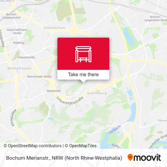 Карта Bochum Merianstr.