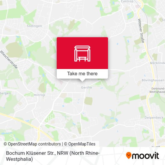 Bochum Klüsener Str. map