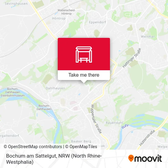 Карта Bochum am Sattelgut
