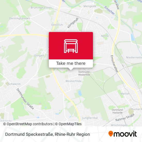 Dortmund Speckestraße map