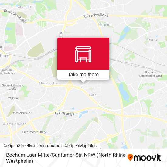 Карта Bochum Laer Mitte/Suntumer Str