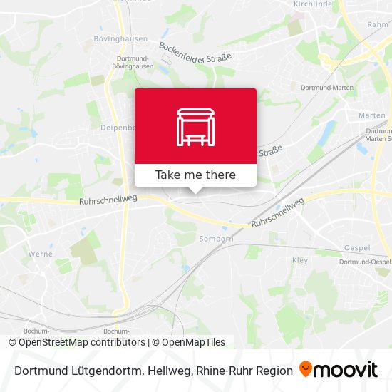 Dortmund Lütgendortm. Hellweg map