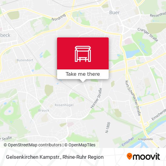 Gelsenkirchen Kampstr. map