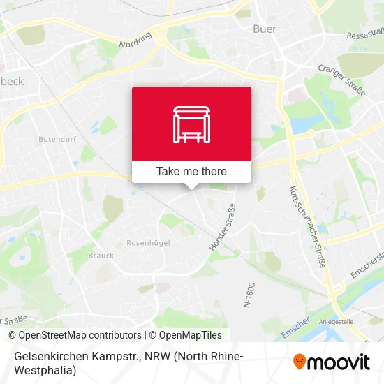 Карта Gelsenkirchen Kampstr.