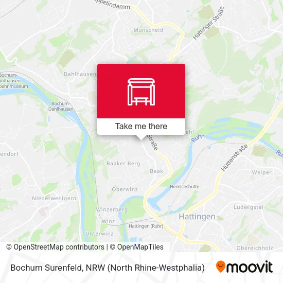 Карта Bochum Surenfeld