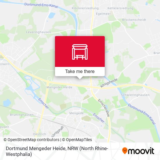 Dortmund Mengeder Heide map