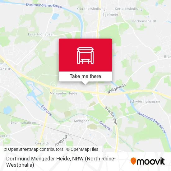 Карта Dortmund Mengeder Heide