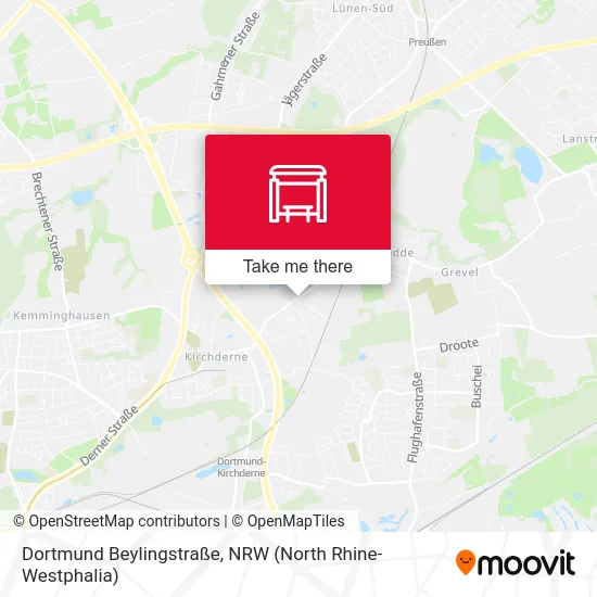 Dortmund Beylingstraße map
