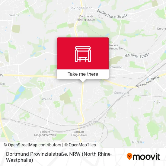 Dortmund Provinzialstraße map